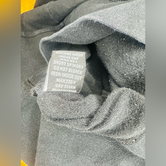 BCBG Max Azria Black Rhinestone Crown Zip Jacket Size S Y2K Glam Streetwear - Picture 6 of 10